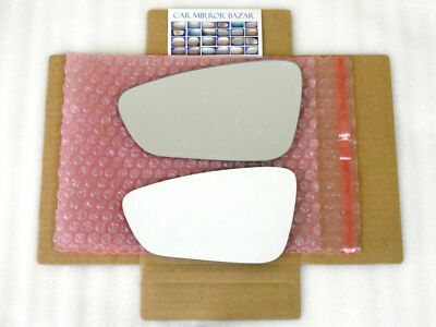 D556L Mirror Glass for 2015-17 CHRYSLER 200 Driver Side View Left LH + ADHESIVE