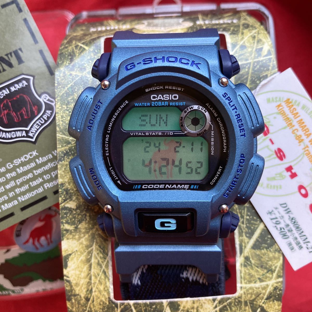 Japan Used Watch] Yes Rare El Nu Limited Masai Mara G-Shock Dw 