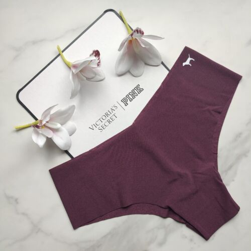 PINK Victoria's Secret Smooth No-Show Cheekster Panty Rich Maroon Size S/M/L/XL - 第 1/5 張圖片