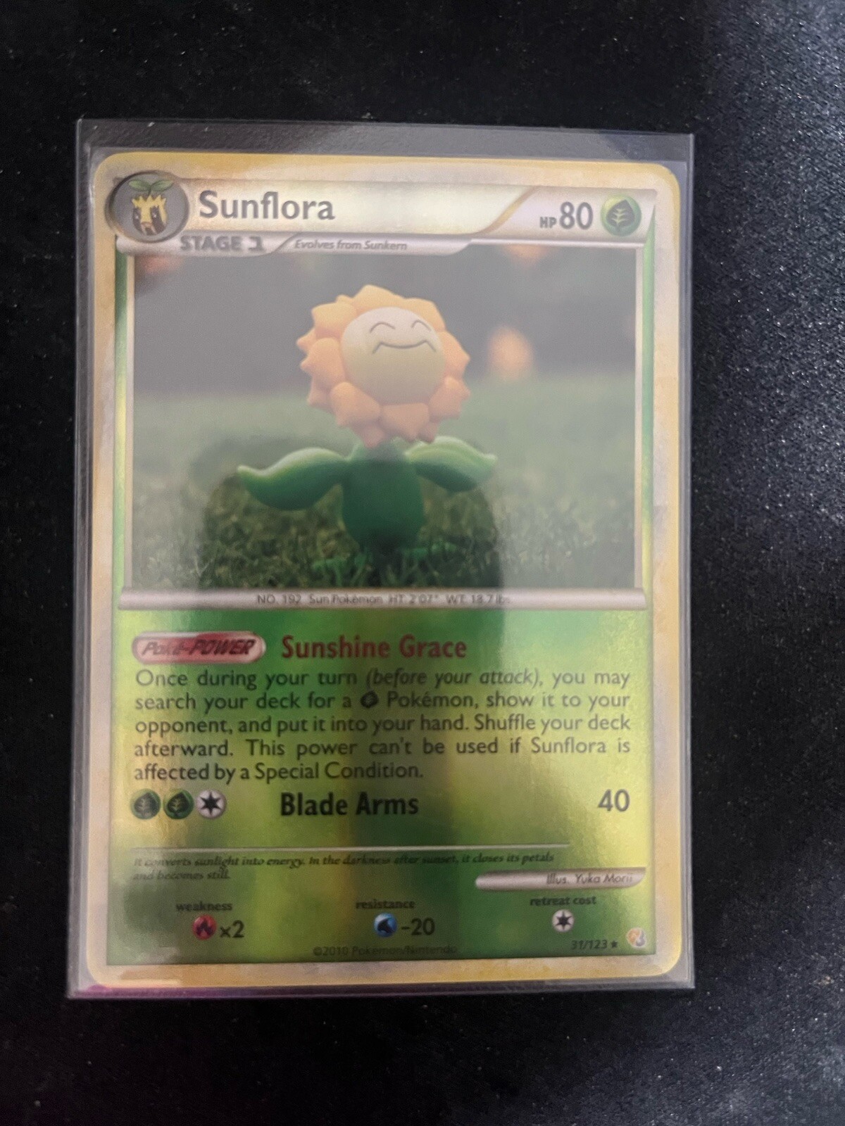 Sunflora - LP - 031/123 - HeartGold and SoulSilver - Reverse Holo - Rare