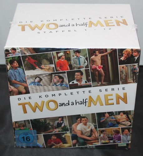 DVD Box TWO AND A HALF MEN - Die komplette Serie (Staffel 1-12) - 40 DVD’s - NEU - Bild 1 von 4