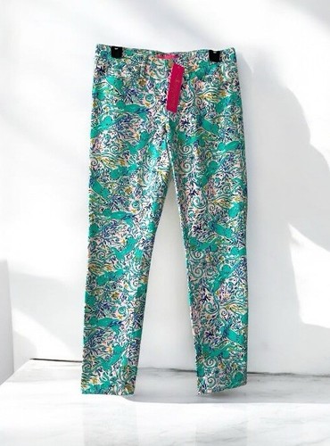 Neu Lilly Pulitzer South Ocean Skinny kurze Jeans neu mit Etikett $ 158 Größe 6 Kreuzfahrt Urlaub - Bild 11 von 12