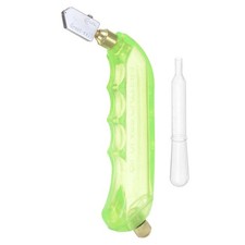Glass Cutter Pistol Grip 6mm-12mm Oil Feed Stained Glass Cutter Tool Light Green