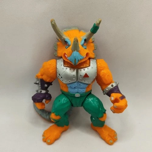 1990 Triceraton Teenage Mutant Ninja Turtles Action Figure TMNT Loose Tail VTG