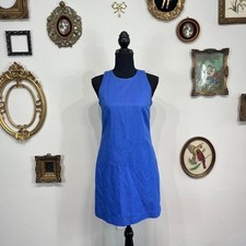 Vintage Versace Jeans Couture Blue Jacquard Mini Dress – Made in Italy