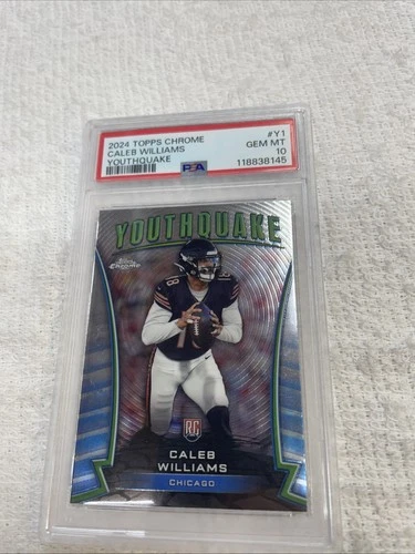 2024 Topps Chrome - Youthquake Caleb Williams #Y-1 (RC) PSA 10 Mint