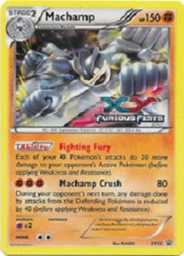 1x Machamp - XY13 - Furious Fists Prerelease Promo Lightly Played Pokemon XY - B