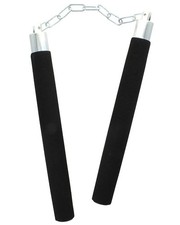 Ninja Prop Foam with Chain - Black/Silver - Costume Accessory