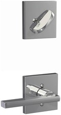 Schlage F59-LAT-COL Latitude Lever Single Cylinder Keyed Entry - Chrome