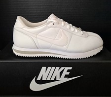 Nike Cortez Basic Leather 2014 OGs Triple White 316418-113 RARE Men 9.5 LIKE N  W