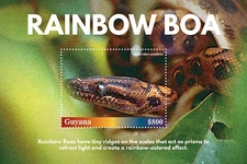 Guyana 2022 - Snakes Reptiles - Souvenir Stamp Sheet - Scott #4707 - MNH