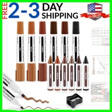 Dual Tip Furniture Markers Touch Up,Upgrade 13 Pcs Wood Markers Furniture Rep...