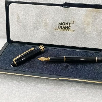 Montblanc Meisterstuck Classique 14k Gold Nib Fountain Pen Gold Trim VP827