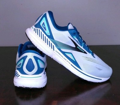 BROOKS Adrenaline GTS Shoes Mens SIZE 15 1103911D427 BLUE Gray White RUNNING USA