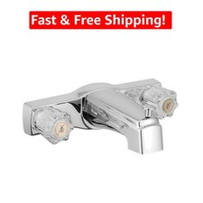 Classic Polished Chrome Shower Diverter for RVs - Simple Installation and Style