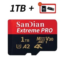 Micro SD Card 128GB 256GB 512GB 1TB 2TB Class 10  USB Adapter Reader