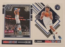 2 Card Lot- 2024-2025 Haunted Hoops 🏀 Cards/Timberwolves (Gobert & Edwards)