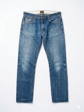 Civilianaire Jeans Men Blue Sz32 Fits 34x31 Slim-Straight Selvage Japan 5-Pocket