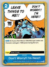 Don't Worry!! I'm Here!! OP14-057 The Azure Sea's Seven One Piece