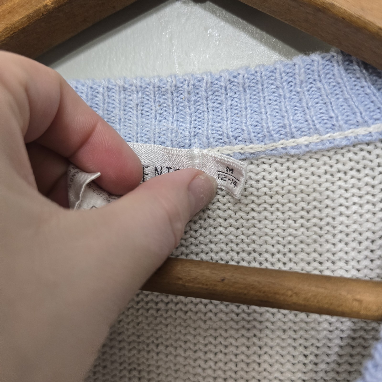 Basic Elements Golf Knit Sweater Cardigan White K… - image 4