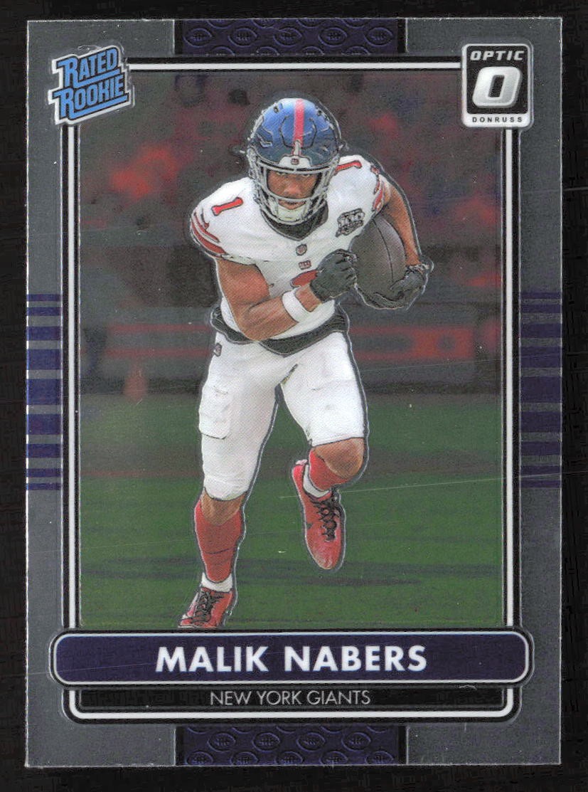 2024 Donruss Optic Malik Nabers #5 2014 Retro Series RC New York Giants