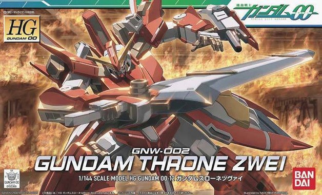 Bandai Hobby Gundam 00 #12 Gundam Throne Zwei HG 1/144 Model