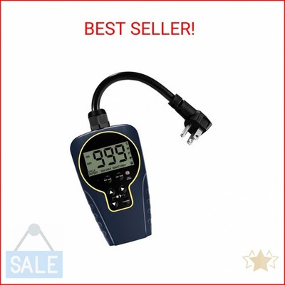 Techbee 1 s to 999 h Short/Long On-Off Interval Repeat Cycle Timer Plug Outlet w