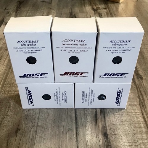 5 Enceintes Bose Dual Cube – Acoustimas/lifestyle Série IL, Filaires, Occasion