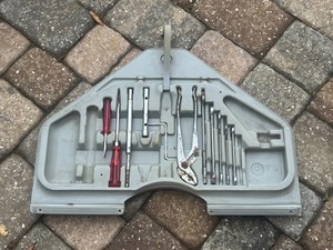 RARE  BMW e24 Red handle partial euro tool kit.  