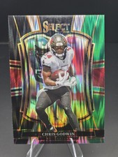 2025 Panini Select #139 Chris Godwin Black and Green Prizm Shock