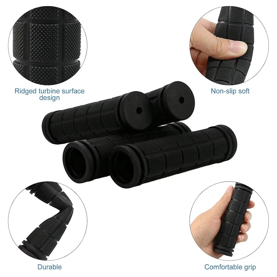 2PCS Bicycle Handle Bar Grips Silicone Soft BMX MTB Cycle Mountain Bike Scooter - image 4 of 4