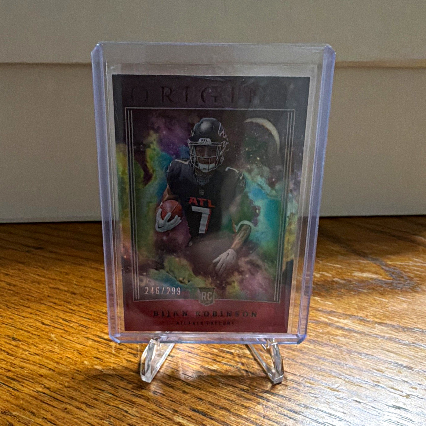 Panini 2023 Origins Rookies Bijan Robinson #107 Holo Red /299 RC Falcons