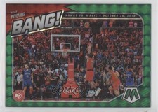 2020-21 Panini Mosaic Bang! Green Mosaic Prizm Trae Young #13 0b02