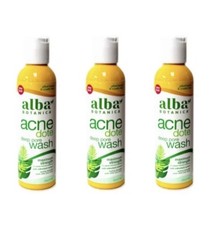 Alba Botanica Acnedote Deep Pore Wash 6oz Each-Set Of 3