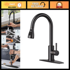 Pull Down Kitchen Faucet with Sprayer, Single Handle, Oil Rubbed Bronze Finish