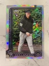 2025 Topps Chrome Update Chase Dollander Image Variation RC SSP #USC18 Rockies