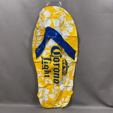 Vintage Corona Light Beer Pool Inflatable Flip Flop 32"x14" Bar Decoration New