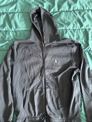 Polo Ralph Lauren Herren Kapuzenpullover Schwarz  L mit Reißverschluss