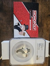 PL 70 3 Oz Monopoly Man 999 Silver Collectible