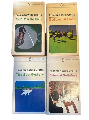 Freeman Wills Crofts Penguin Crime Lot 4 Paperbacks: Pit Prop, Golden Ashes