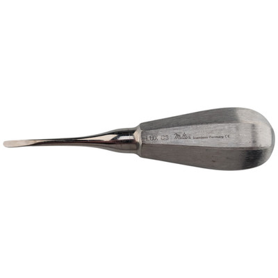 Miltex LUX C3 Curved 3mm Luxating Elevator Stainless Germany