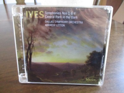Ives: Symphonies Nos. 1 & 4; Central Park in the Dark - SACD Hyperion Sealed $26