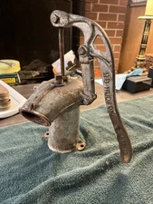 Rare Early Hudson Well Water PUMP “D” Handle Nice Cond. Shallow Well/cistern