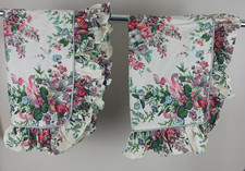 Vintage Croscill Ruffled Pillow Shams Standar...