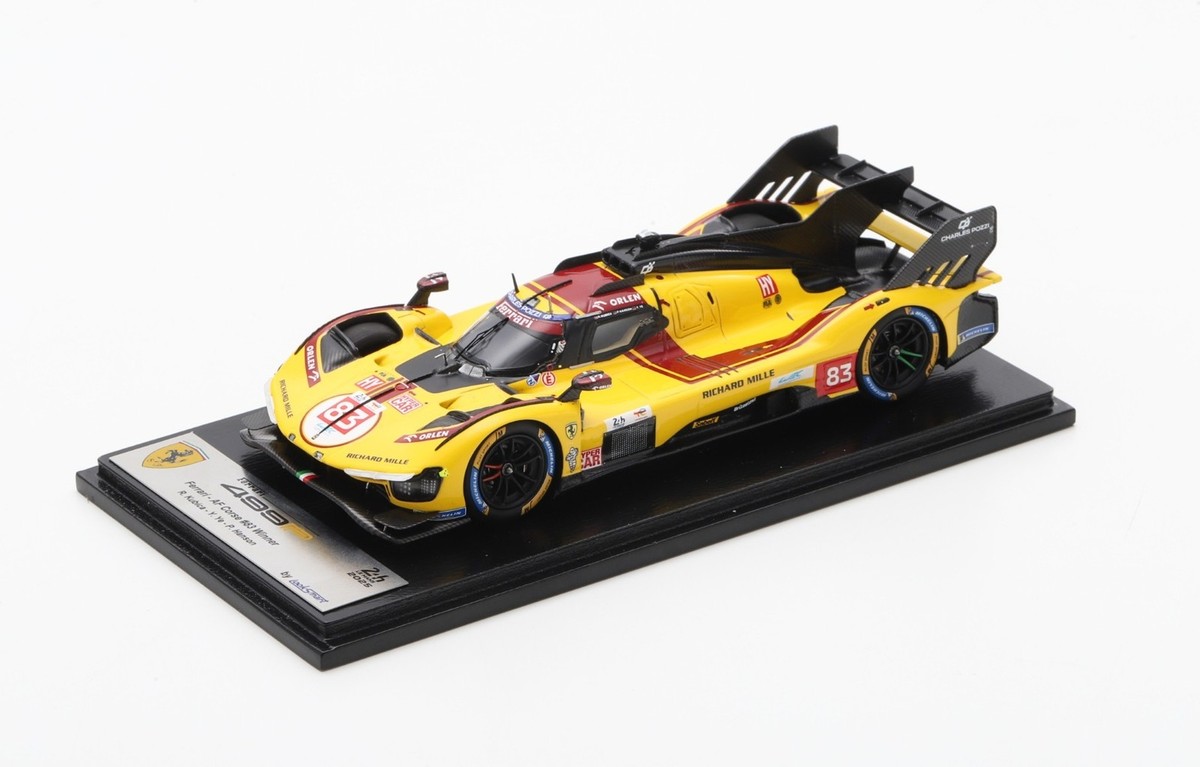 ミニカー Ferrari 499P Winner Le Mans 2025 #83 Ferrari 499P Winner #83 2025 24h Le Mans in 1:43 scale by