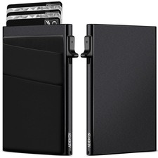 Wallet for Men Slim Aluminum Card Holder Wallet, RFID Blocking Minimalist Pop...