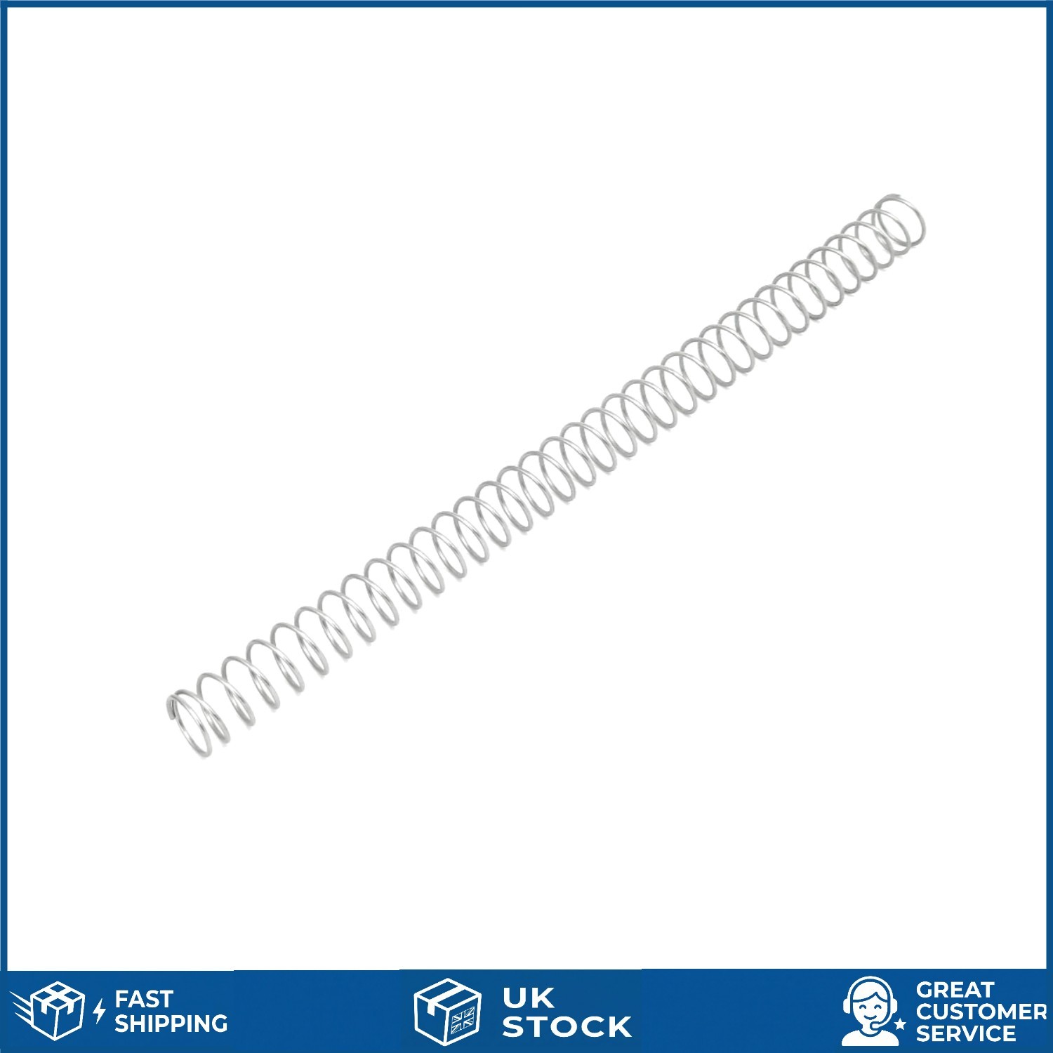 Heavy Duty 304 Stainless Steel Compression Spring 20mm OD 1.5mm Wire 305mm 1Pc