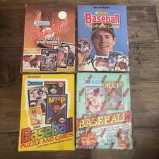 1987,88,89 and 1991 Series 2 Donruss Baseball Wax Boxes 36 Sealed Packs Per Box