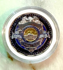 Donald J Trump 2020 Presidential Challenge Coin 1.75" Diamond Cut Edge 3D Relief