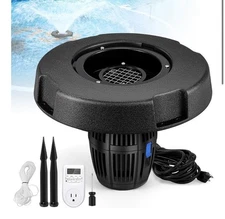 Poafamx Pond Fountain Aerator, 5000GPH Floating Fountain Pump for Large Pond, 33